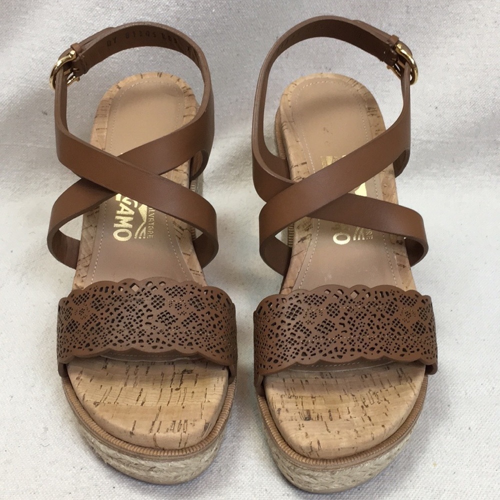 Salvatore Ferragamo Gioela Wedge Sandals